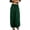 Green, variant on Women's Solid Color High Waisted Gathered Cotton Linen Pants, Balloon Harem Trousers with Elastic Cuff, Loose Wide Leg Breathable Summer Travel Casual Pants Green S