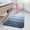Blue_New#5183, variant on Non-Slip Microfiber Bathroom Rug Mat 15.7x31.4 inch Machine Washable Water Absorbent Floor Mat for Bathroom Kitchen Living Room Bedroom with Anti-Skid Backing, Gray Black Blue Khaki Navy