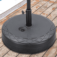 thumbnail image 3 of Autlaycil Patio Umbrella Base, 95 lbs Sand Filled 67 lbs Water Filled Outdoor Stand Base, 3 of 6