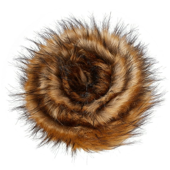 1roll Fur Ribbon Brown Fox Fur Fabric 7x180cm Artificial Fur Stripe Precut Fluffy Plush Trim for DIY Clothing Embellishments Rugs Blankets Patches Photographic Background Decoration