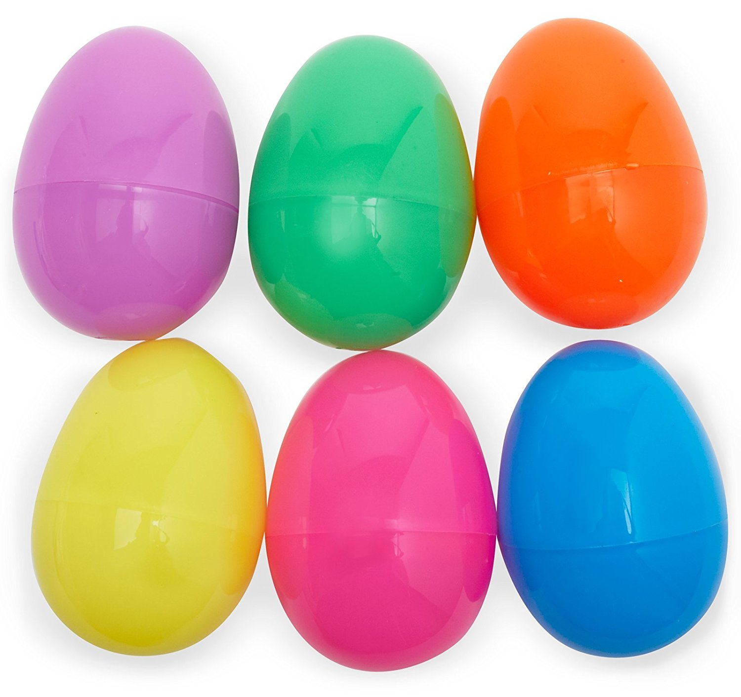 Fun Express Plastic Jumbo Bright Easter Eggs, 3