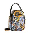 thumbnail image 7 of FORMRS Crossbody Bag for Women Shoulder Cell Phone Purse with Zipper, Purple Flowers, 7 of 7
