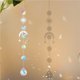 thumbnail image 2 of WDOplteas Wind Chime Crystal Catcher Adornos Colgantes Prismas para El (Luna 3), 2 of 8