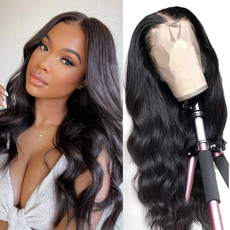 Pre plucked lace frontal human hair wigs 2025