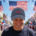 thumbnail image 2 of mgoYE 250th Anniversary USA Headwear Men's Women's 4th of July Independence Day Cap Summer 1776 USA America Memorial Day Graphic Hats(Navy,A), 2 of 6