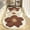 Brown, variant on Cute Flower Bath Mat,Non-Slip Washable Rugs Floor Mat, Bathroom Rugs Non Slip Washable High Absorbent Easy to Clean,Entrance Bedroom Bathroom Indoor Door Carpet For Home(Blue,,16*24 in)