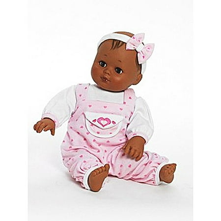 Madame Alexander Hearts a Flutter Baby Cuddles Doll, African American with Brunette Hair