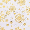 thumbnail image 2 of Christmas Tablecloth 60×120 Inch, Snowflake Christmas Table Cloth for Winter, Gold Christmas Tablecloths, Christmas Table Cover for Table, Kitchen, Dining, Holiday, Rectangle, 2 of 5