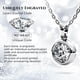 thumbnail image 5 of Collar SIGALIT con bisel de plata de ley de 1 quilate con moissanita, 5 of 8