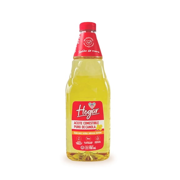 Aceite puro de Canola Hogar 900 ml