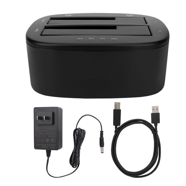 ORICO 6628US3-C USB3.0 a SATA Estación de acoplamiento de soporte de disco duro de alta velocidad de doble bahía (100-240 V) EE. UU.