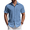 Captain Blue, variant on COOFANDY Mens Casual Button Down Short Sleeve Shirts Relaxed Fit Dress Shirts for Summer Daily