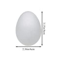 thumbnail image 2 of Huevos de espuma Crafjie, 15 unidades, 8 cm, blancos, para manualidades, 2 of 8