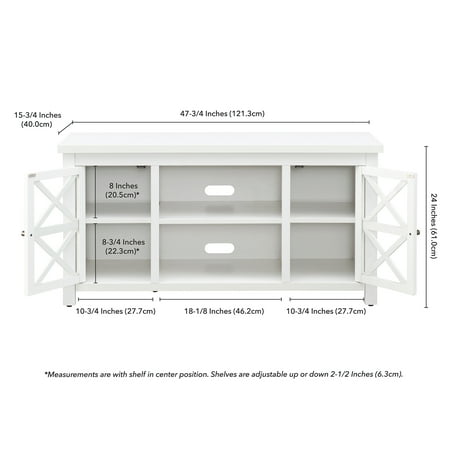 Camden&Wells - Colton TV Stand for TVs Up to 55" - White