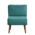 thumbnail image 3 of Lifestyle Solutions Chaise d'Appoint Dalton en Tissu Bleu Sarcelle, 3 of 5