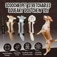 thumbnail image 2 of Scoochie Pet Stretchables Squeaky Dog Chew Toy, 20-in, 2 of 5