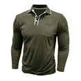 thumbnail image 5 of Men’s Lapel Button T-Shirt Casual Business Everyday Top, 5 of 8