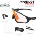 thumbnail image 5 of KAPVOE Photochromic Cycling Sunglasses Men Women Mountain Bike Sunglasses Clear MTB Bicycle Riding, 5 of 6