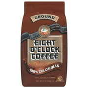 Eight O'Clock 100% Colombian Medium Roast Ground Coffee, 12 oz