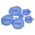 thumbnail image 5 of 6 Pcs/set Food Silicone Cover Universal Silicone Lids For Co, 5 of 5