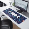 thumbnail image 2 of Long Mouse Pads for Desk,Dark Blue Dinosaur Volcano Pattern Desk Mats on Top Of Desks, Desk Mouse Pad Extra Large with 3mm Non-Slip Base and Stitched Edge for Gaming,Office,Work,Home 31.5"x11.8", 2 of 6