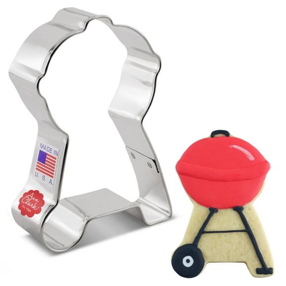 Ann Clark BBQ Grill Cookie Cutter 3.75", Made in USA