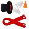 thumbnail image 1 of HLONK Ensemble de Costume de Jeu de Rôle Chapeau et Foulard pour Enfants, 1 of 10