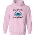 thumbnail image 2 of Inktastic Baltimore Maryland Vacation Blue Crab Adult Hoodie Sweatshirt, 2 of 4