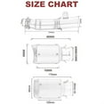 thumbnail image 2 of Motorcycle Exhaust System Slip OnExhaust Tip Baffle Pipe Middle Link Tube Parts For Yamaha YZF R6 2006-2019, 2 of 4