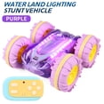 thumbnail image 3 of 2.4G impermeable Drift RC Stunt Car 360 grados giratorio Flip Car con luz colorida, 3 of 9