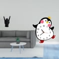thumbnail image 2 of Estatua del gesto de la roca,Estatuas y figuras de dedos con gestos de música rock,Esculturas de resina con estantes modernos y creativos,Reloj de pared,Reloj de pared silencioso y decorativo, 2 of 8