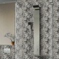 thumbnail image 4 of Azulejos adhesivos de cristal con efecto mármol gris imitación, ligero y elegante, para pared o suelo, decoración del hogar, 30 x 30 cm, 10 unidades., 4 of 5
