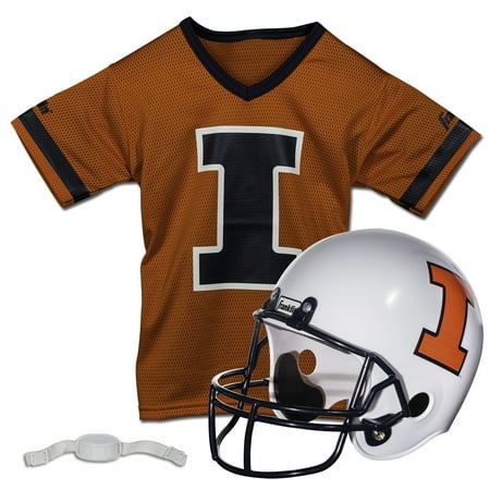 Illinois Cycling Jersey - Franklin Sports NCAA Illinois Fighting Illin Jackets Helmet Jersey Set