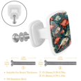 12 PCS Square Knobs Fish Drawer Handles Pull with Screws for