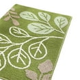 thumbnail image 3 of Fluffy Microfiber Bathroom Rugs Green leaves Pattern 16 x 24inch Soft Plush Absorbent Non-Slip Backing Bath Mats Machine Washable, 3 of 6