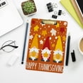 thumbnail image 7 of FMSHPON Happy Thanksgiving Three Gnomes Clipboard Hardboard Wood Nursing Clip Board and Pull for Standard A4 Letter 13x9 inches, 7 of 7