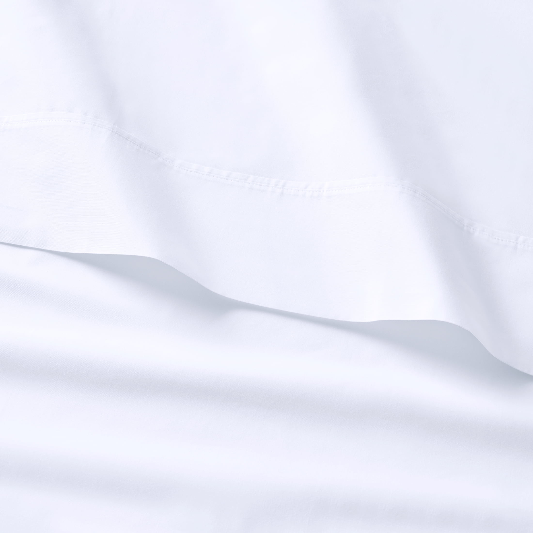 Better Homes & Gardens Cool & Crisp 3-Piece 300 Thread Count Arctic White Cotton Percale Sheet Set, Twin