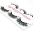 thumbnail image 2 of Xihbxyly Liquidación de verano 3 pares de pestañas postizatus largas y gruesas de maquillaje natural moda, 2 of 2
