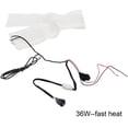 thumbnail image 6 of Flocking Cloth Heated Steering Wheel Cover with 6 Gears for Winter Driving, 12V, 36W, 6 of 9