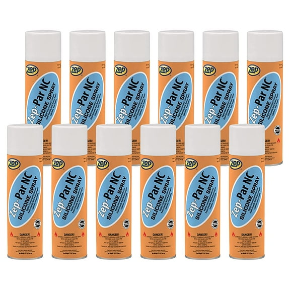 Zep-Par NC Silicone Spray Lubricant - 12 oz (Case of 12) 10701 - Reduces Friction Between Moving Parts to Decrease Wear