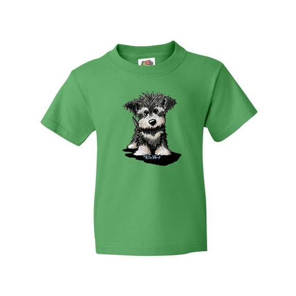 Inktastic Schnauzer Pup Youth T-Shirt