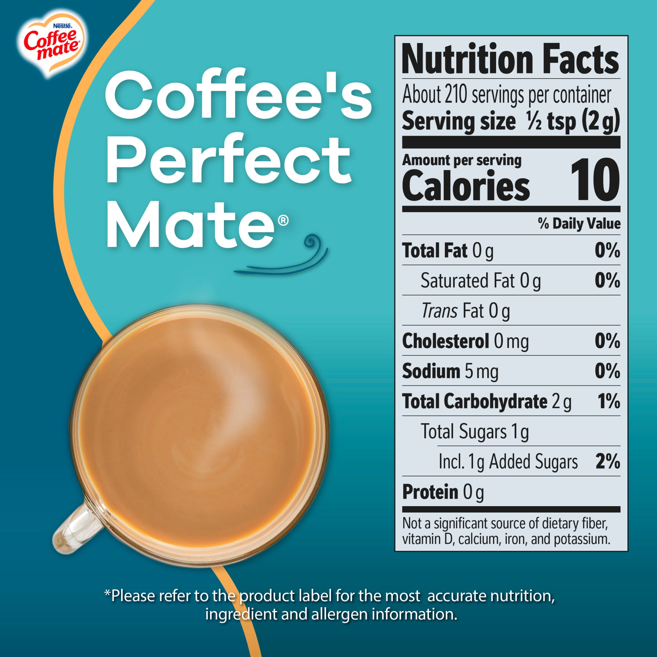 (6 pack) Coffee mate Coconut Crème Flavored Powdered Coffee Creamer, Non Dairy Creamer 15 oz
