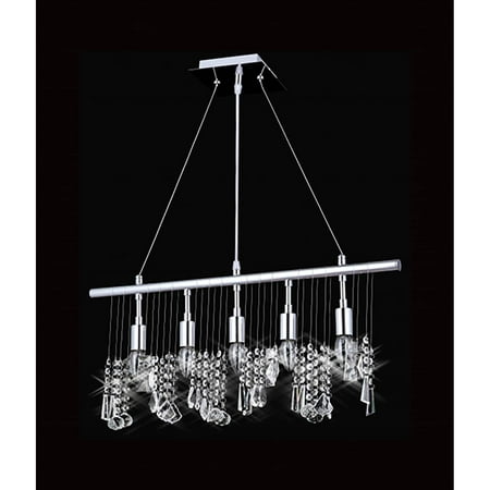 

Artistry Lighting Chorus Line Collection 5-Light 24 x06 x40 Crystal Chandelier