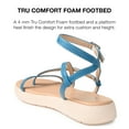 thumbnail image 4 of Journee Collection Womens Jeselia Tru Comfort Foam Ankle Strap Flat Sandals, 4 of 6