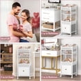 thumbnail image 7 of Makeup Organizer, Large Skincare Organizers, Make Up Organizers for Vanity, Makeup Storage Cosmetic Organizer with Drawer, Bathroom Vanity Organizer Makeup Holder Cart for Skin Care Hair Tool Beauty, 7 of 7