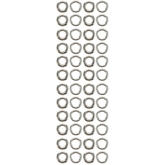 300 Pcs Curtain Buttonhole Grommets for Curtains Brass Rings Fittings Drapery with Eyelets Window Fabric