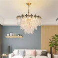 thumbnail image 2 of More Change 24 in Vintage Luxury Pendant Ceiling Light Metal Retro Hanging Chain Lamp Fixtures, 2 of 14