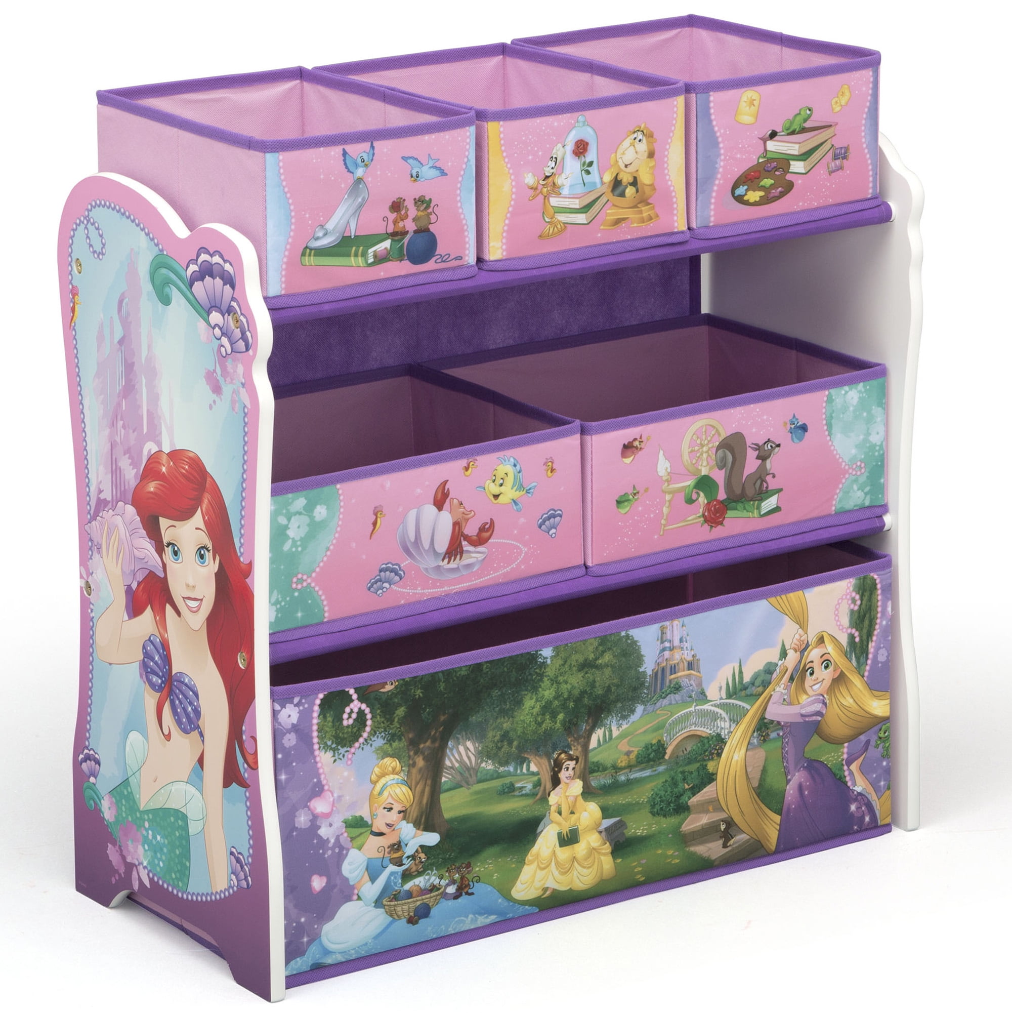 Disney Princess Multi-Bin Toy Organizer 