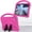 Rose red, variant on Lightweight Case for onn 11" Core Tablet (2026 Model) Portable EVA Kids Shockproof Cover With Stand