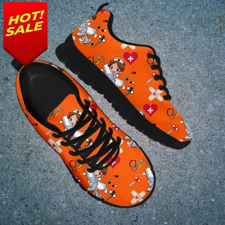 

Dropshipping Comodo Delle Scarpe Della Maglia Del Respiro Delle Scarpe Da Tennis Casuali Adorabili Del Fumetto Dell infermiera D